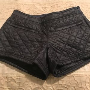 Brand New Never worn Athleta quilted black shorts